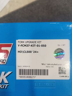 Y-FCM37-KIT-01-050. YSS front FORK UPGRADE KIT for HONDA CL500 &lt;24'