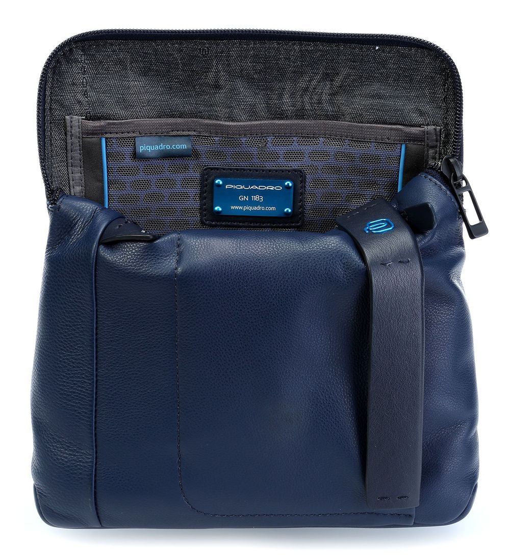Сумка мужская Piquadro Pulse синий телячья кожа (CA1358P15/BLU3)
