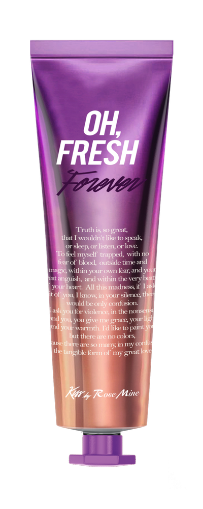 Парфюмированный крем для рук ЦВЕТОЧНЫЙ АРОМАТ ИРИСА Kiss by Rosemine Fragrance Hand Cream - Oh, Fresh Forever, 30 мл