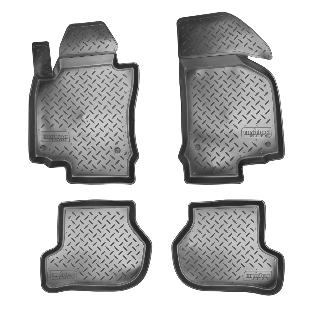 Ковры в салон Norplast/Unidec для Volkswagen Jetta (2005-2011)Полиуретан,Черный, арт.NPL-Po-95-23