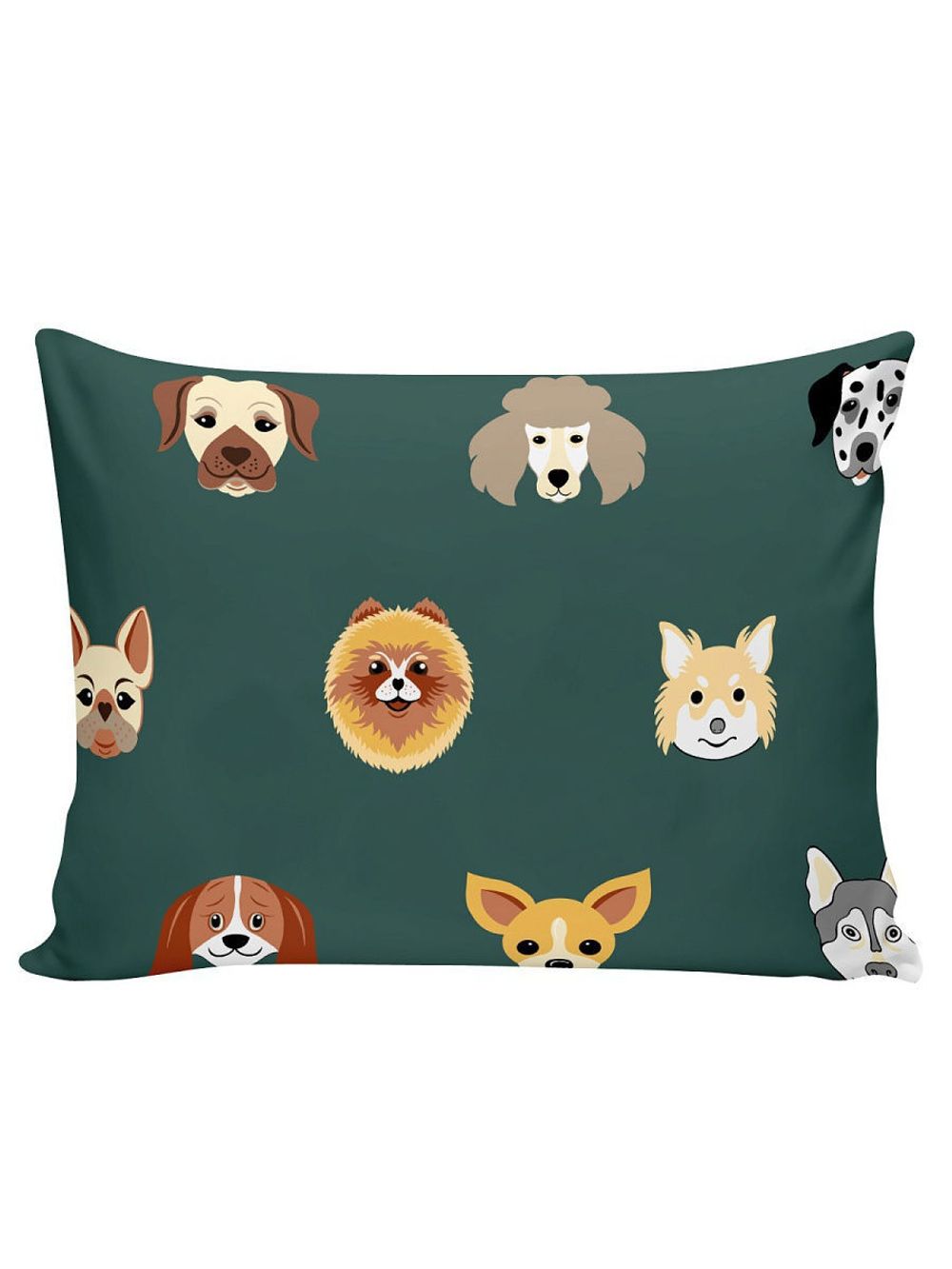 Постельное белье перкаль Сказка "Dogs " 1,5-сп Наволочка 50х70 см 1 шт Простынь на резинке 90x200 см Пододеяльник 145x215 см