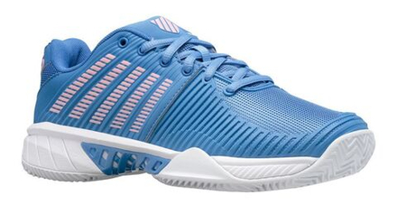 Женские Кроссовки теннисные K-Swiss Hypercourt Express Light 2 Women - silver lake blue/star sapphire/white