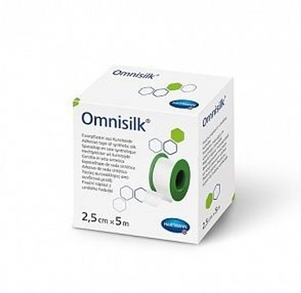 OMNISILK-фикс.пластырь из шелка 2,5см х 5м 1шт.