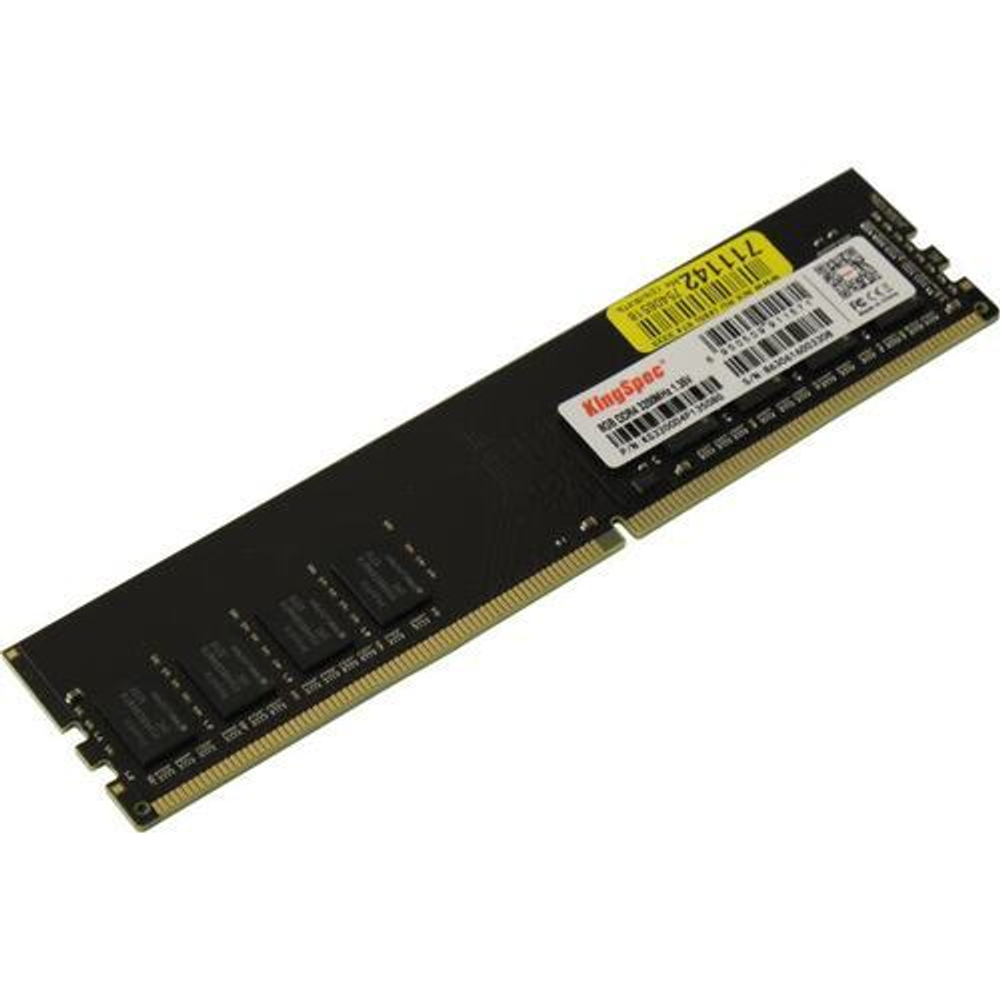 Память DDR4 8GB 3200MHz Kingspec KS3200D4P13508G RTL PC4-25600 CL18 DIMM 288-pin 1.35В dual rank RTL