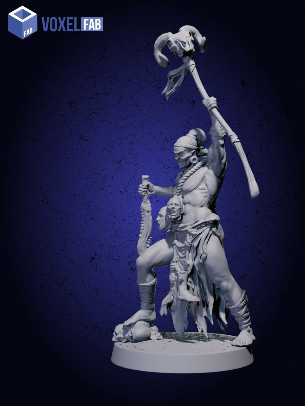 Кровавые охотники Набор для настольных игр ДнД (DnD),Pathfinder, НРИ. Масштаб 32 мм (1:56). Миниатюр;