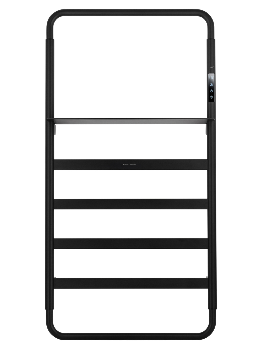 Полотенцесушитель электрический WONZON & WOGHAND DÜSSELDORF, Черный матовый (WW-A203-MB)