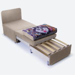 Кресло-кровать "Миник" Dream Beige (бежевый), купон "Хаски"