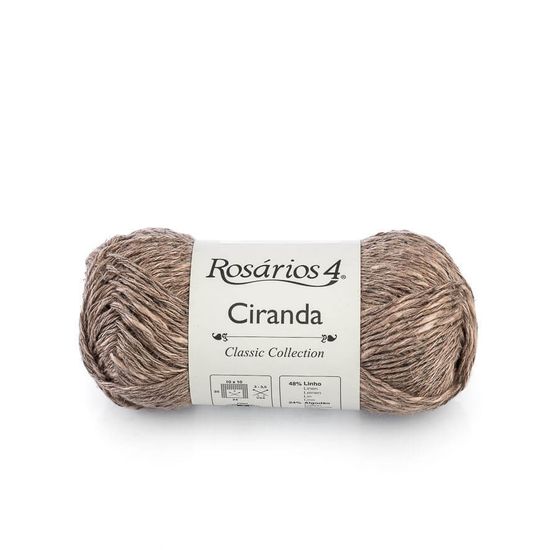 Пряжа ROSARIOS 4 Ciranda (48% лён, 24% хлопок, 24% вискоза, 4% полиэстер)