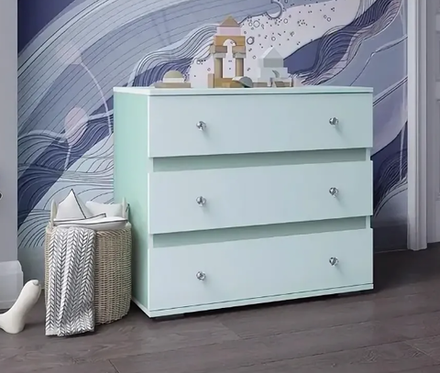 Комод Тифани КМ-07 кенди/белый