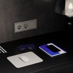 Выключатель встраиваемый VOLTUM S70 трехклавишный 10А, (шелк)