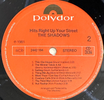 The Shadows- Hits Right Up Your Street (Скандинавия 1981г.)