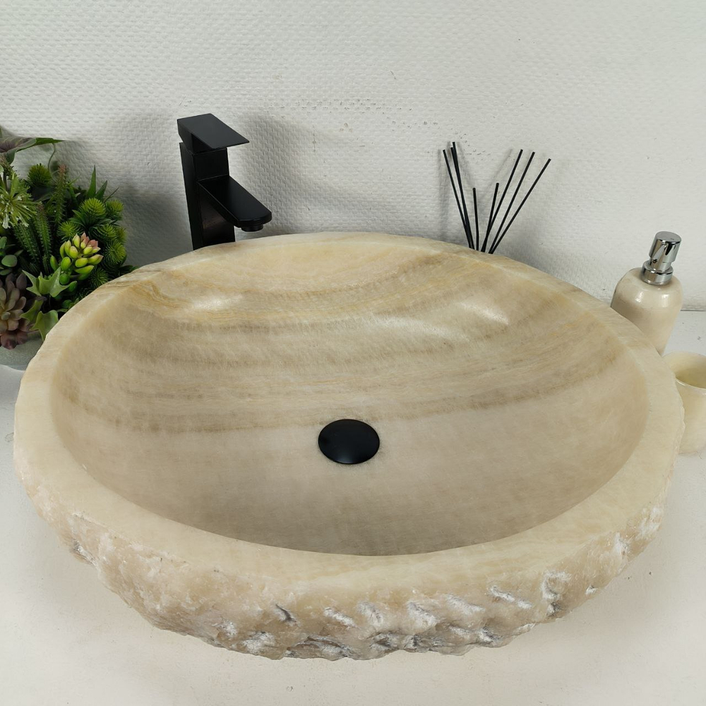 Раковина из оникса Erozy White EO-64413 62*52*16 0215