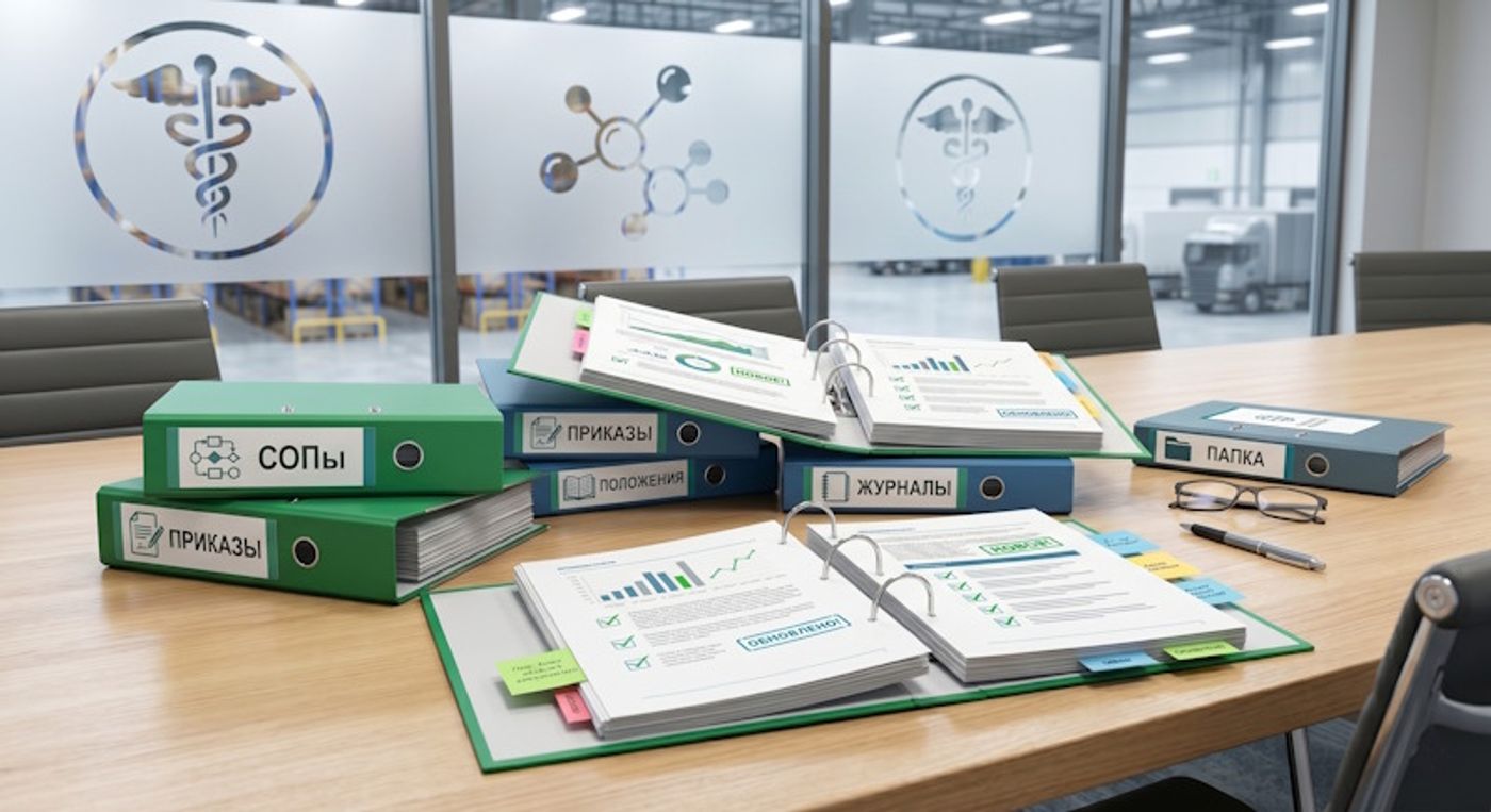 История обновлений документов «Оптовые фармацевтические организации»