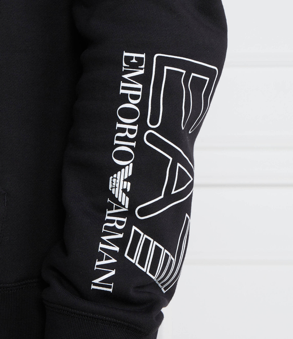 Худи EA7 - черный(3DUM03 PJTKZ)