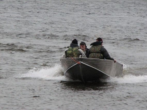 Алюминиевая моторно-гребная лодка СПЭВ Блик 40