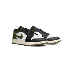 Кроссовки Jordan 1 Low GS "Black Toe Medium Olive"
