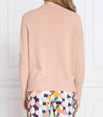 Хлопковый свитер Marc Cain - пудро-розовый (TA 41.15 M51)