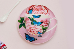 Чашка с блюдцем 400мл Maxwell&Williams Розы