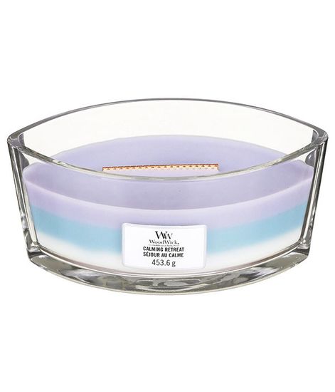 Успокаивающий ретрит, ароматическая свеча эллипс, WoodWick