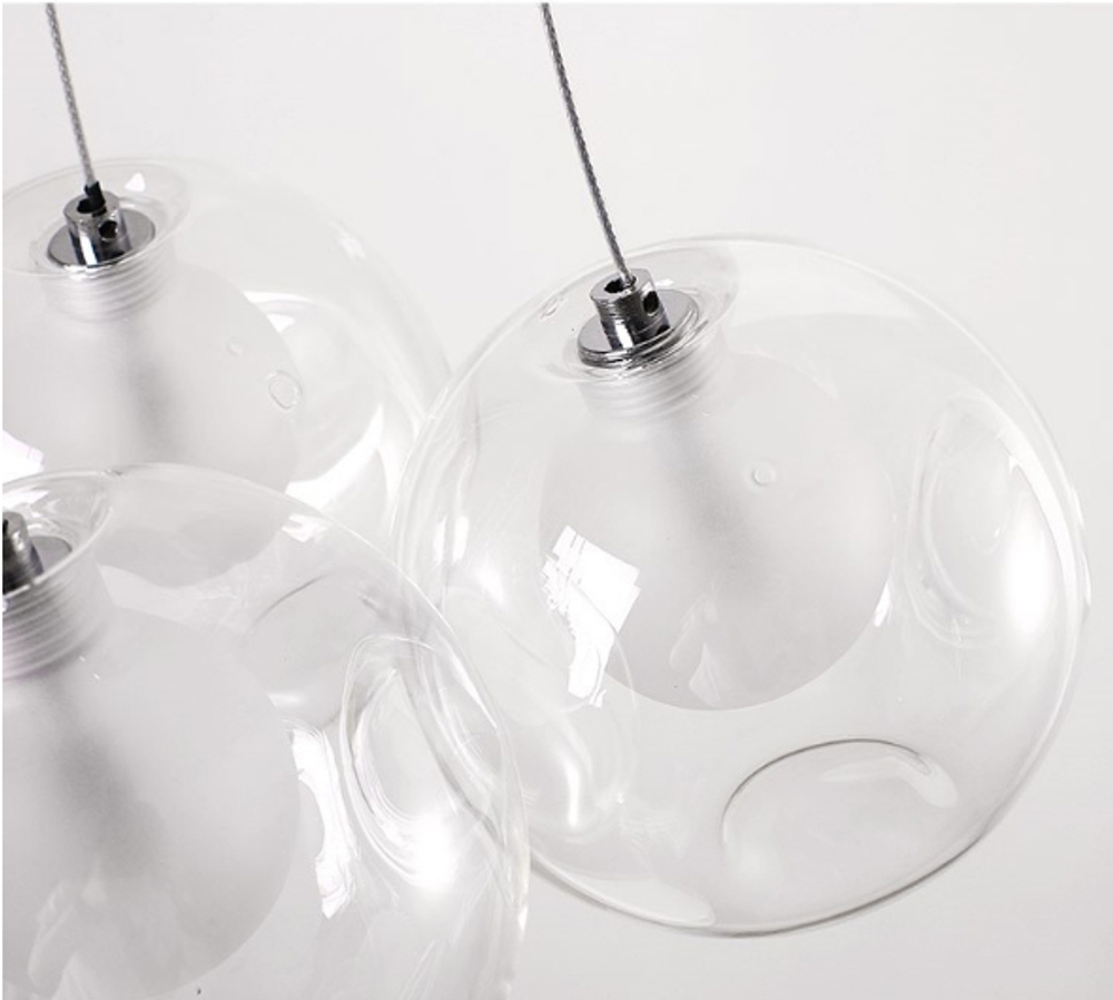 Pendant design lamp  28.37 by Bocci (Clear)