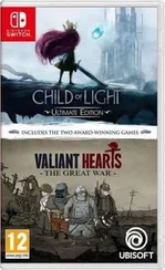 Child of Light Ultimate Edition + Valiant Hearts: The Great War (Nintendo Switch, без коробки, Полностью на русском языке, Б/У)
