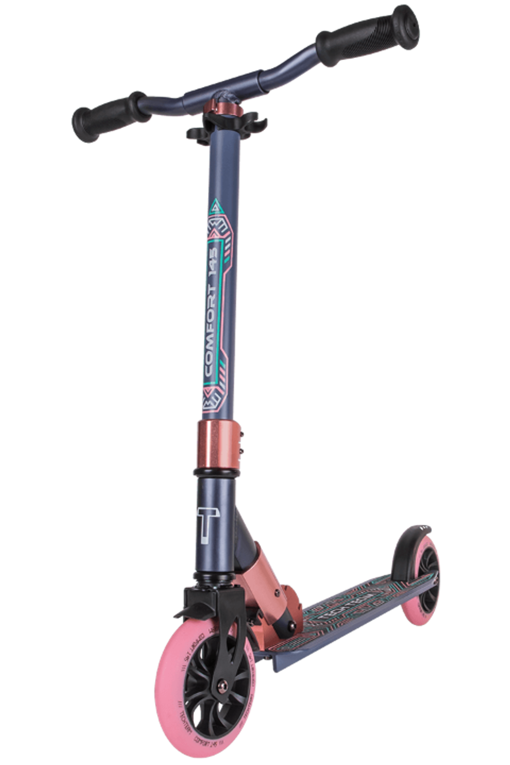 Самокат Tech Team  COMFORT 145R 2022 розовый