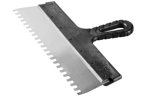 Фасадный зубчатый шпатель 150 мм Зубр МАСТЕР 10078-15-04