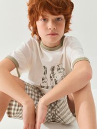 Футболка оверсайз "Пломбир" с принтом 7+