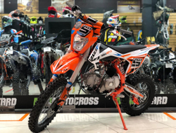 Питбайк Regulmoto FIVE YX125EM (механич.КПП) New 2020 (бело-оранжевый)
