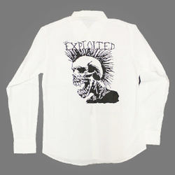 Рубашка The Exploited ирокез белая