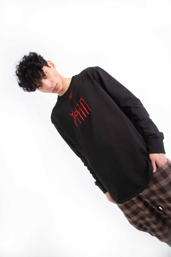 Лонгслив Hype Черный - фото 3