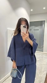 Костюм кимоно с брюками укороченными