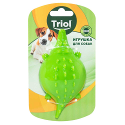 Игрушка "Крокодил круглый" 13,5 см (термопласт. резина) - для собак (Triol)