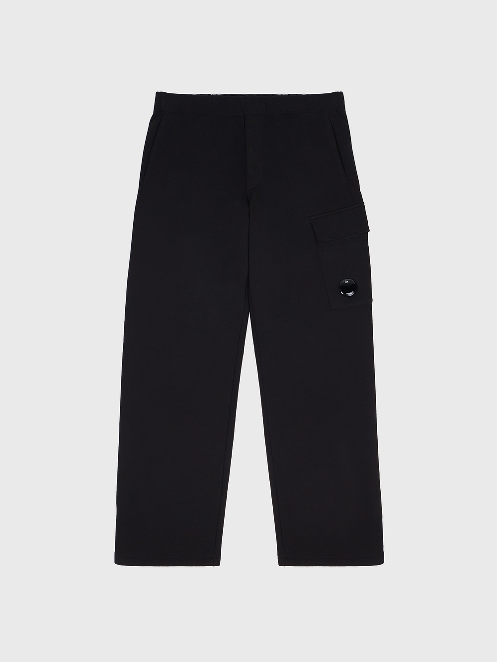 Брюки C.P. Company Diagonal Raised Fleece Cargo Lens Black