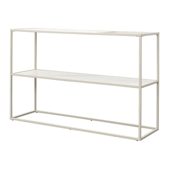 Стол консольный Mayen, 120х35х76 см, белый/бежевый