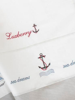 Элитное постельное белье Sea dreams от Luxberry для мальчика фрагмент