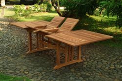 Neapel-Lerum 10R, комплект обеденной мебели натуральный, тик