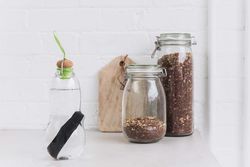 Бутылка для воды с угольным фильтром Eau Good, 800 мл, салатная