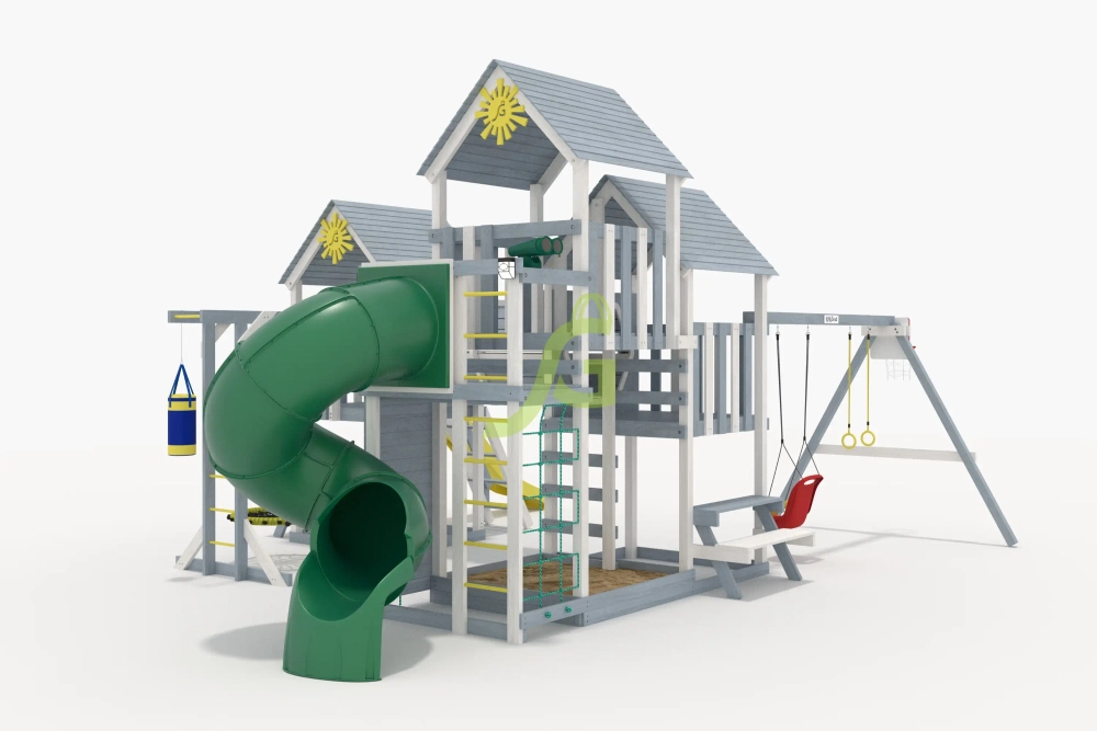 Детская площадка IgraGrad Крафт Pro 11 10 1 с трубой