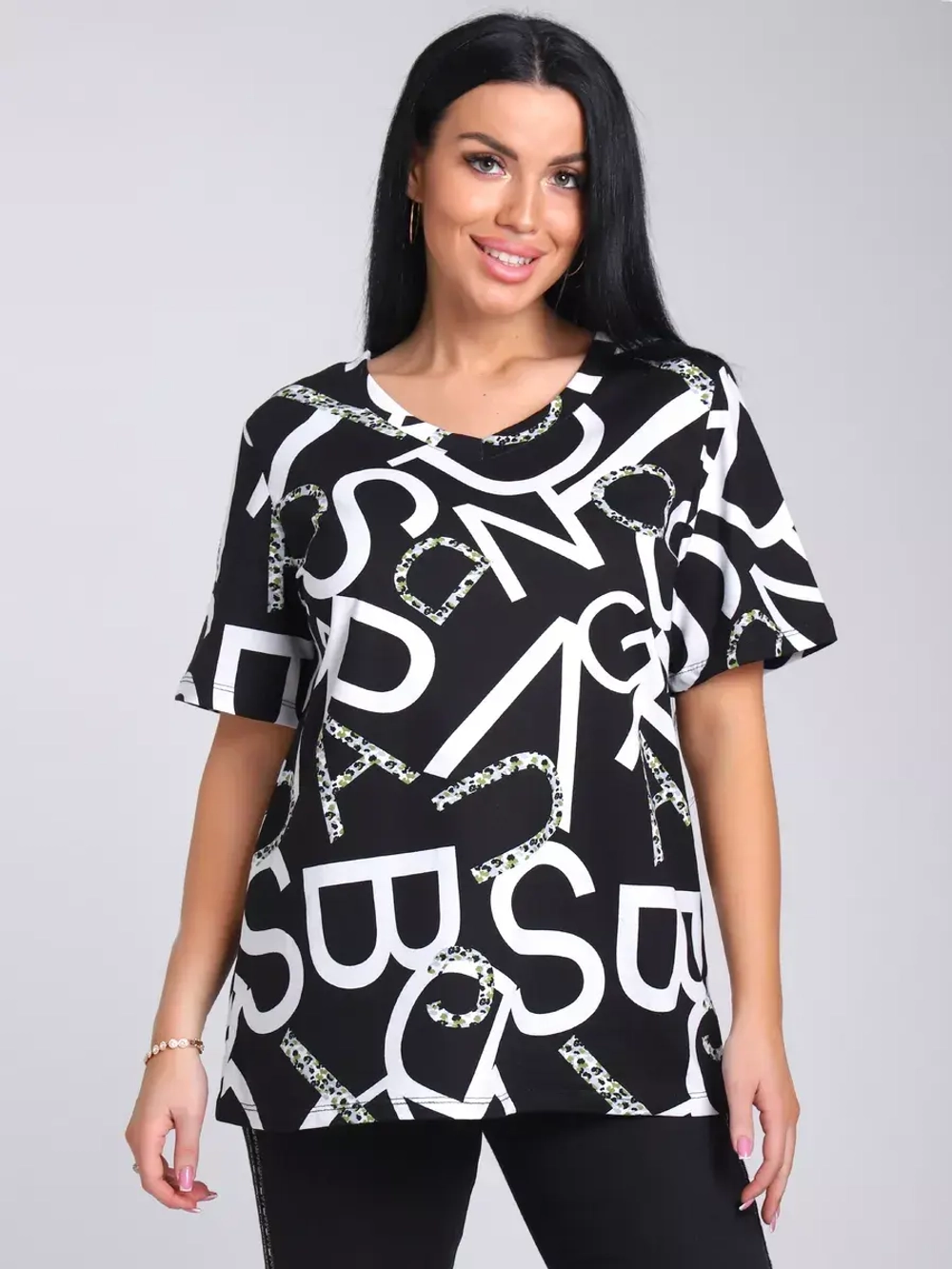 Футболка женская большие размеры