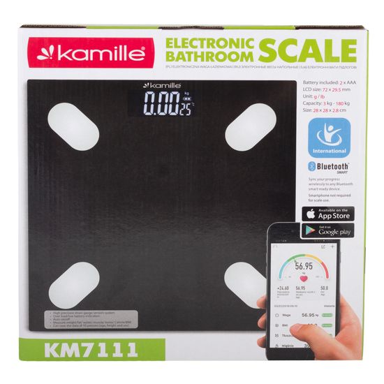 Умные весы smart напольные электронные Kamille KM-7111