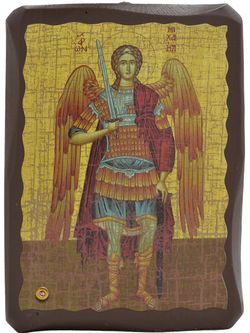 Михаил Архангел. Афонская икона с ладаном, освященном на святых мощах.