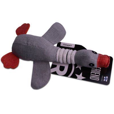 Игрушка для собак lionpets гусь ut1055 (серый) 32 см