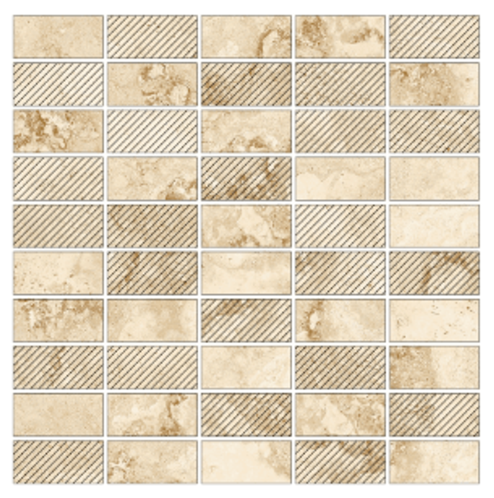 Kerranova Shakespeare Mosaic Light Beige 30.7x30.7