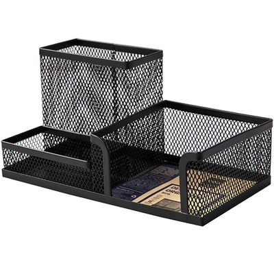 Органайзер DELI 200х100х98 мм, металлический, черный