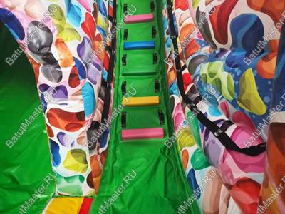 Коммерческий надувной батут Средневековое приключение 2