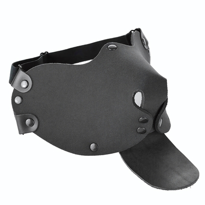 Черная неопреновая маска Дог (Цвет: черный)