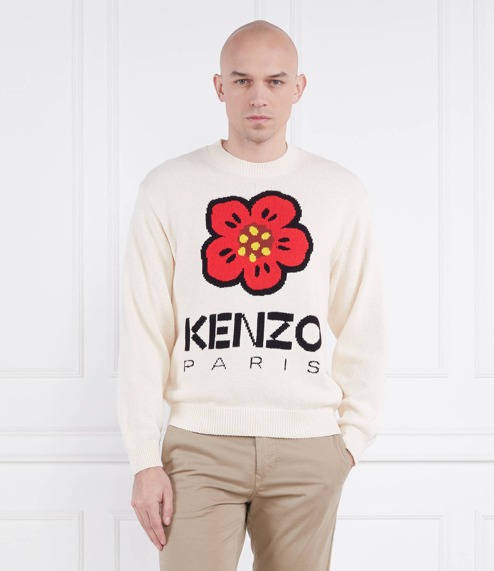 Свитер Kenzo - кремовый (FD55PU3803LD)