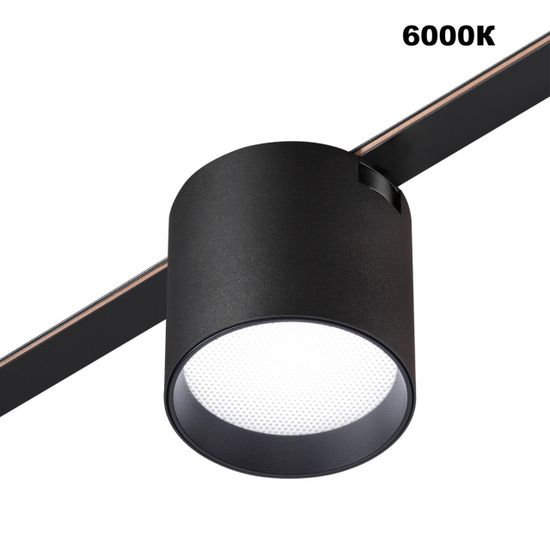 359473 SHINO NT24 104 черный Трековый смарт-светильник для низковольтного шинопровода с двумя режимами работы IP20 LED 6W 24V 3000-6000K EASY