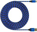 USB cable Lightning 3m zebra (scien) blue